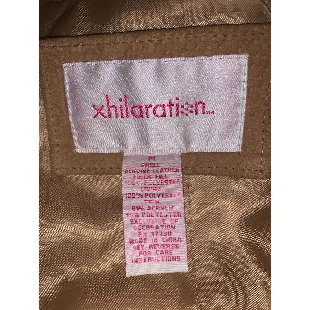 SOLD Vintage 90’s Y2K Tan Leather Penny Lane Coat Medium - Picture 13 of 13